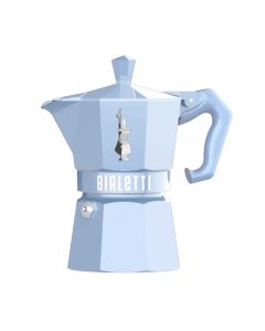 Cafetera Bialetti Moka Exclusive Azul Light Eurocanarias Acadesa La Laguna