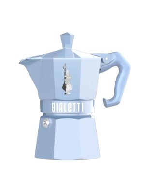 Cafetera Bialetti Moka Exclusive Azul Light Eurocanarias Acadesa La Laguna